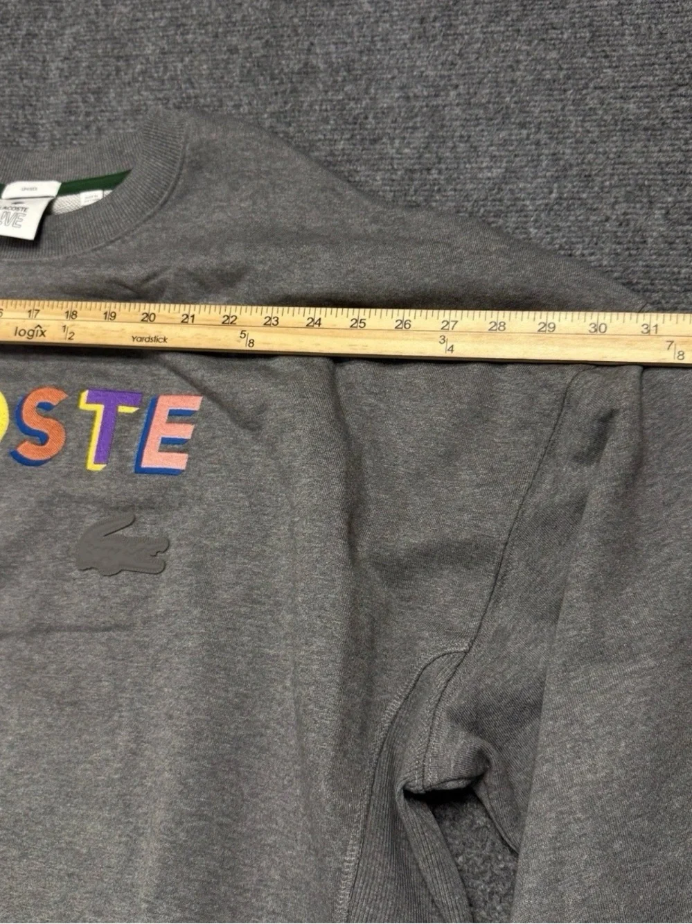 Mens Gray Lacoste Track Suit Two Piece Sz 3XL NWT